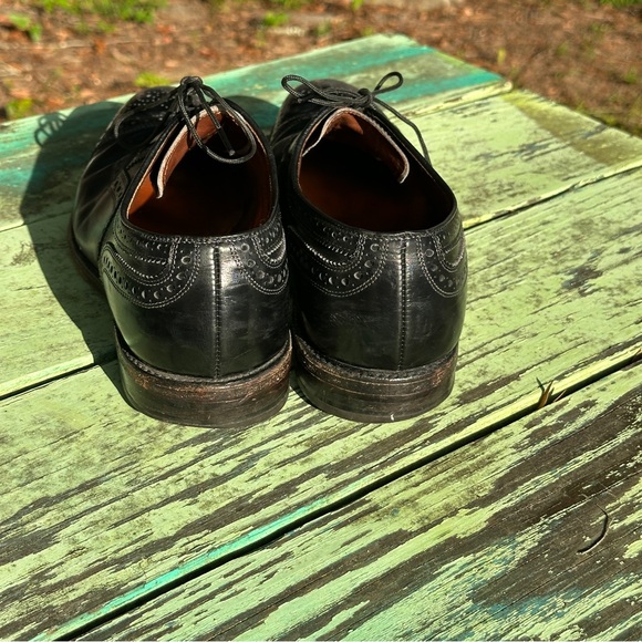Allen Edmonds Dress Shoes‎ Genuine Shell Black Leather Mens Size 9D Comb 19138 - Picture 3 of 7